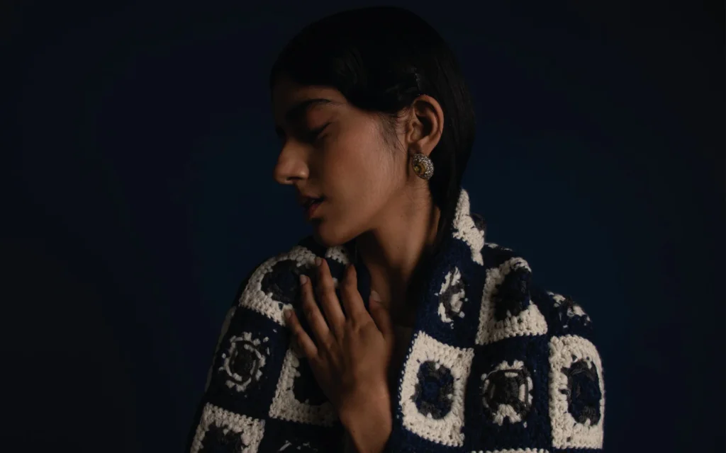 Photo of a woman wearing clothes from IKKIVI, a sustainable Indian ethical fashion marketplace
