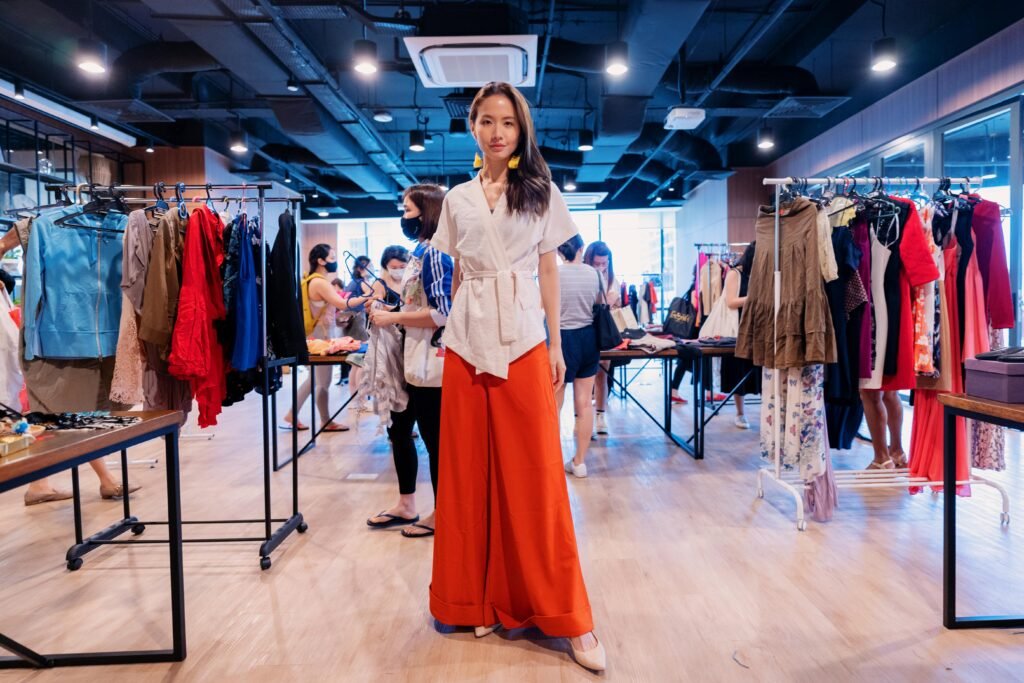 Photo of Melissa Tan at a Clothing Swap