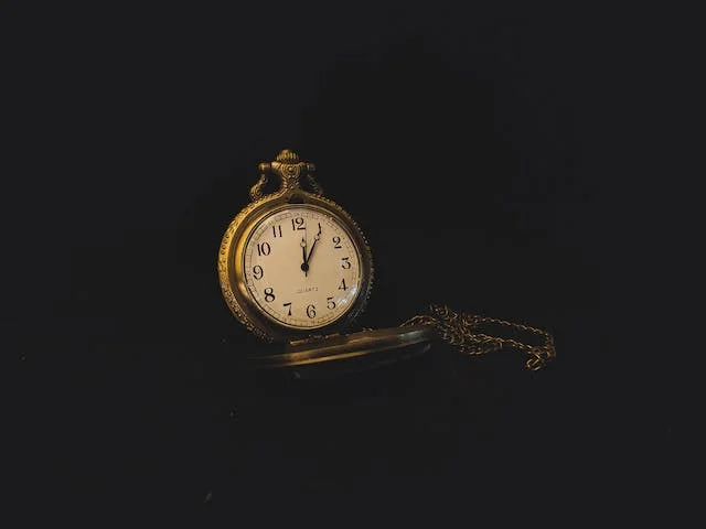 A vintage pocket watch