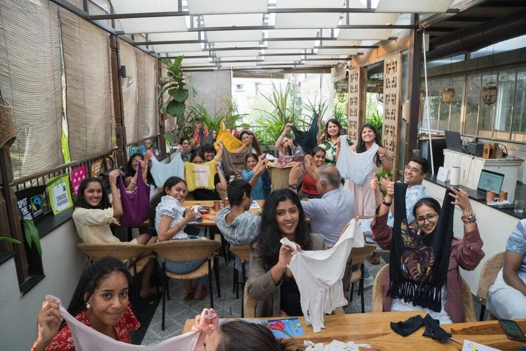 Sewing making own tops - Fashion Revolution India