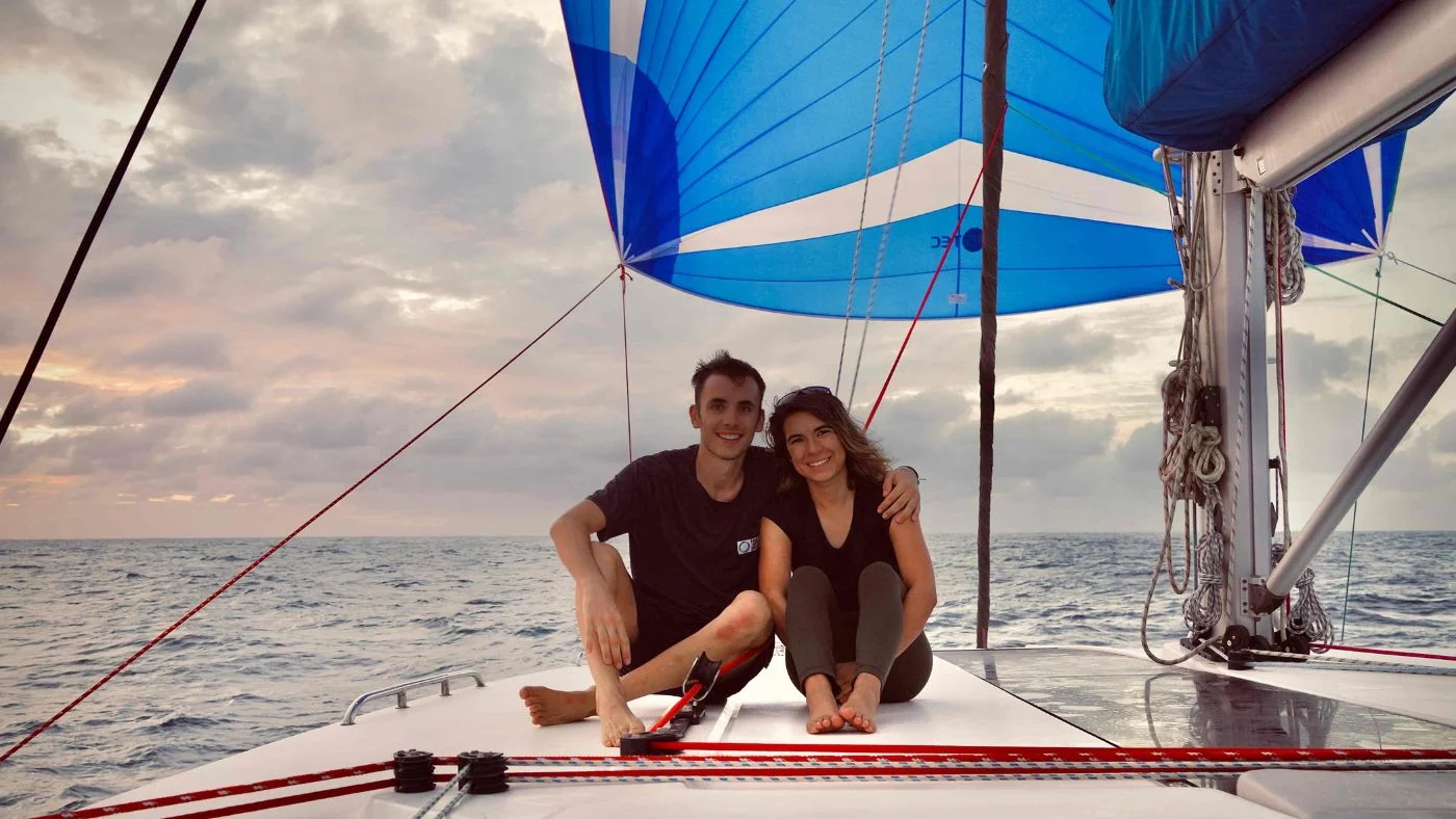 Megan & Polo from Green Journey on a cruise