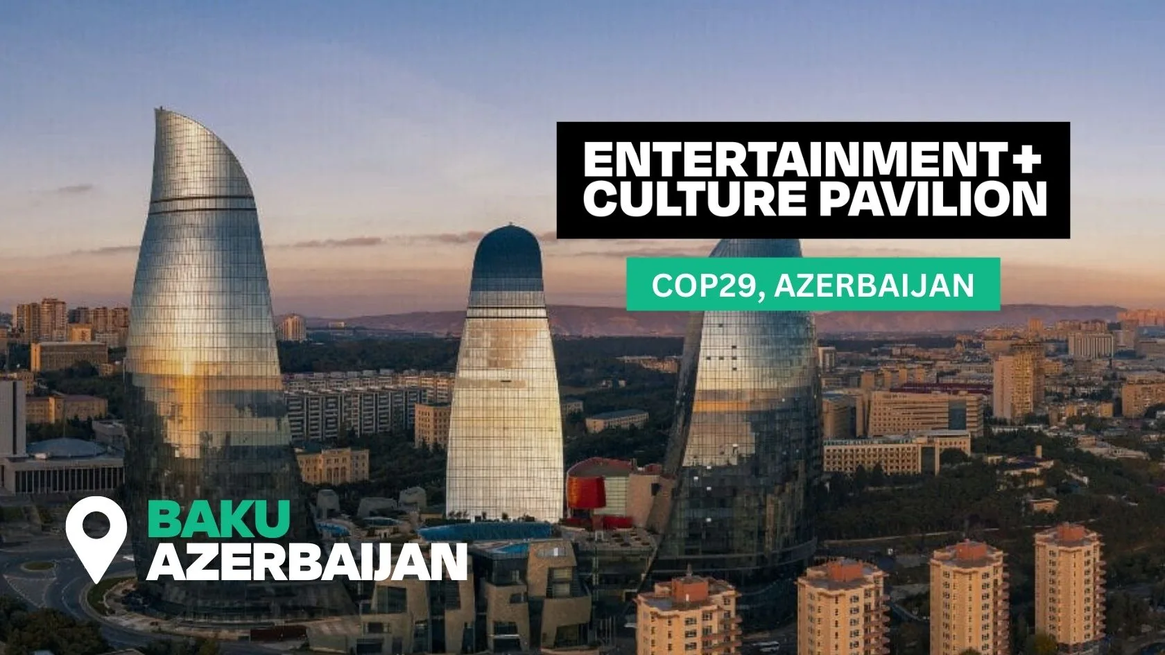 Baku Azerbaijan cop29 E+C Pavilion